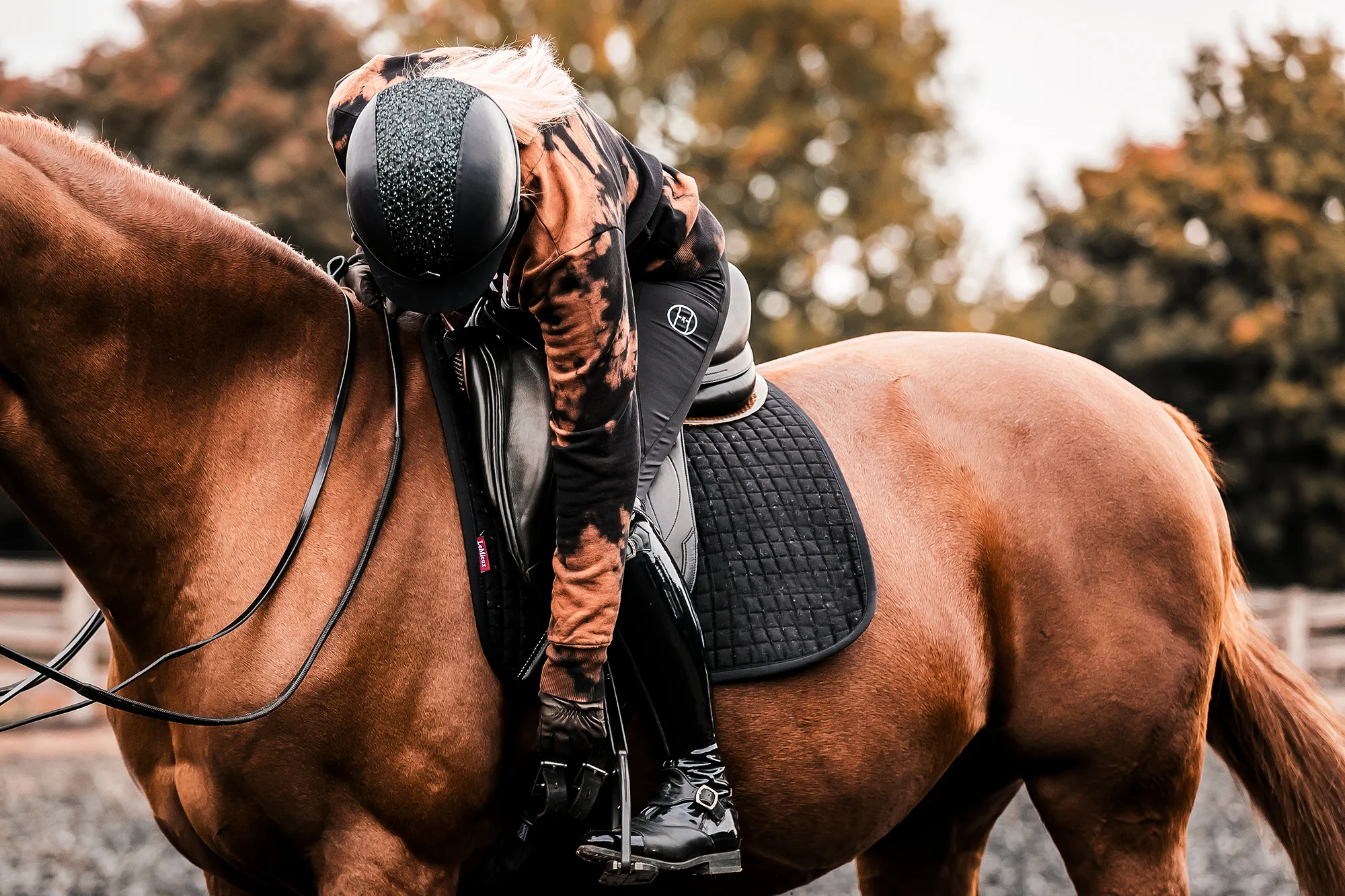 'CENTRE LINE' | Friesian Sweatshirt | Tie Dye - Image 3