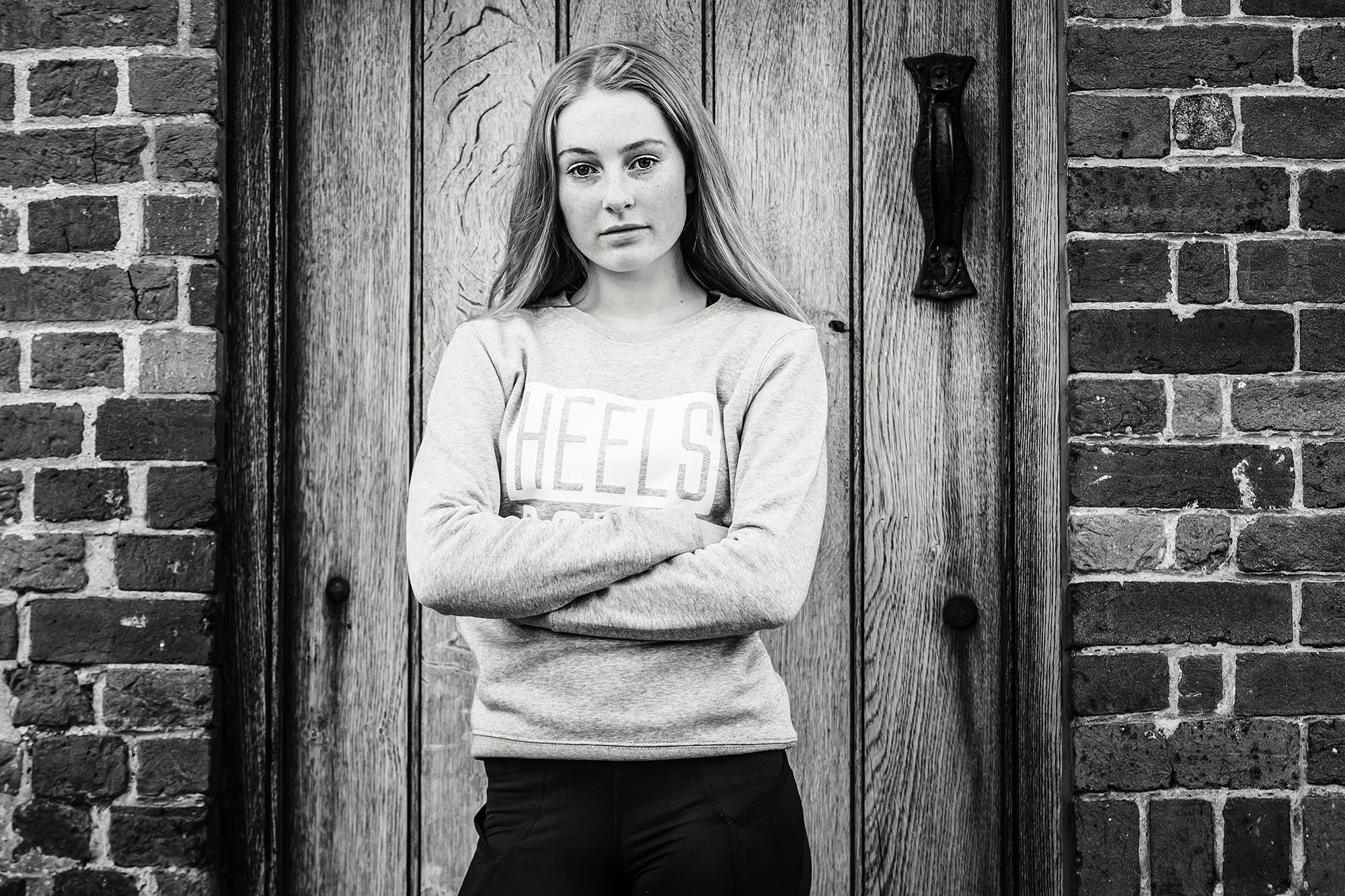 Young Riders | 'HEELS DOWN' Exmoor Sweatshirt - Image 3