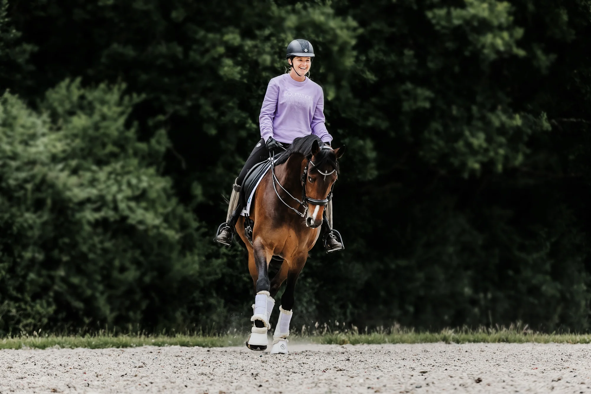 'EQUITATION NATION' Friesian Sweatshirt - Image 4