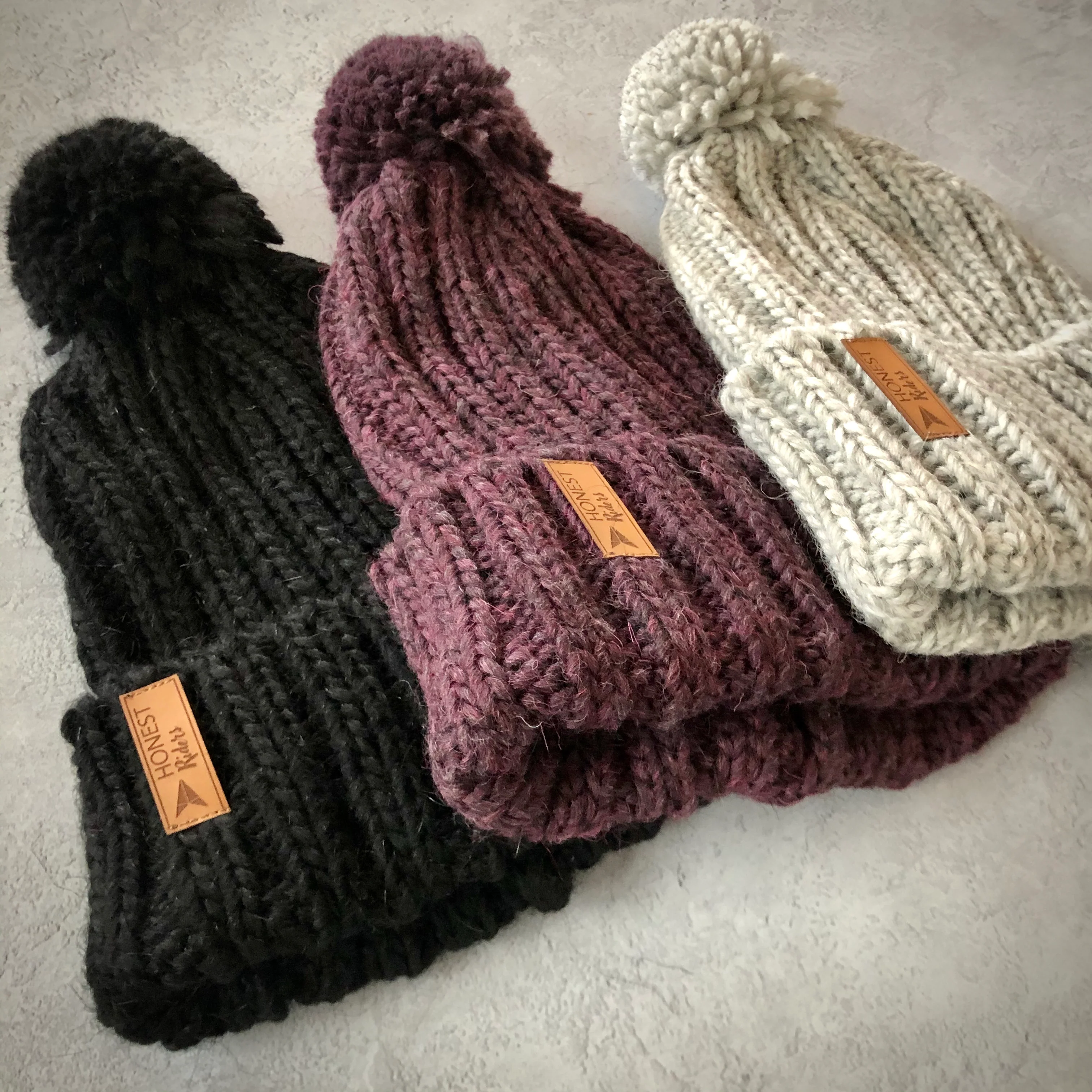 Honest Woolly Hat | Aubergine - Image 3