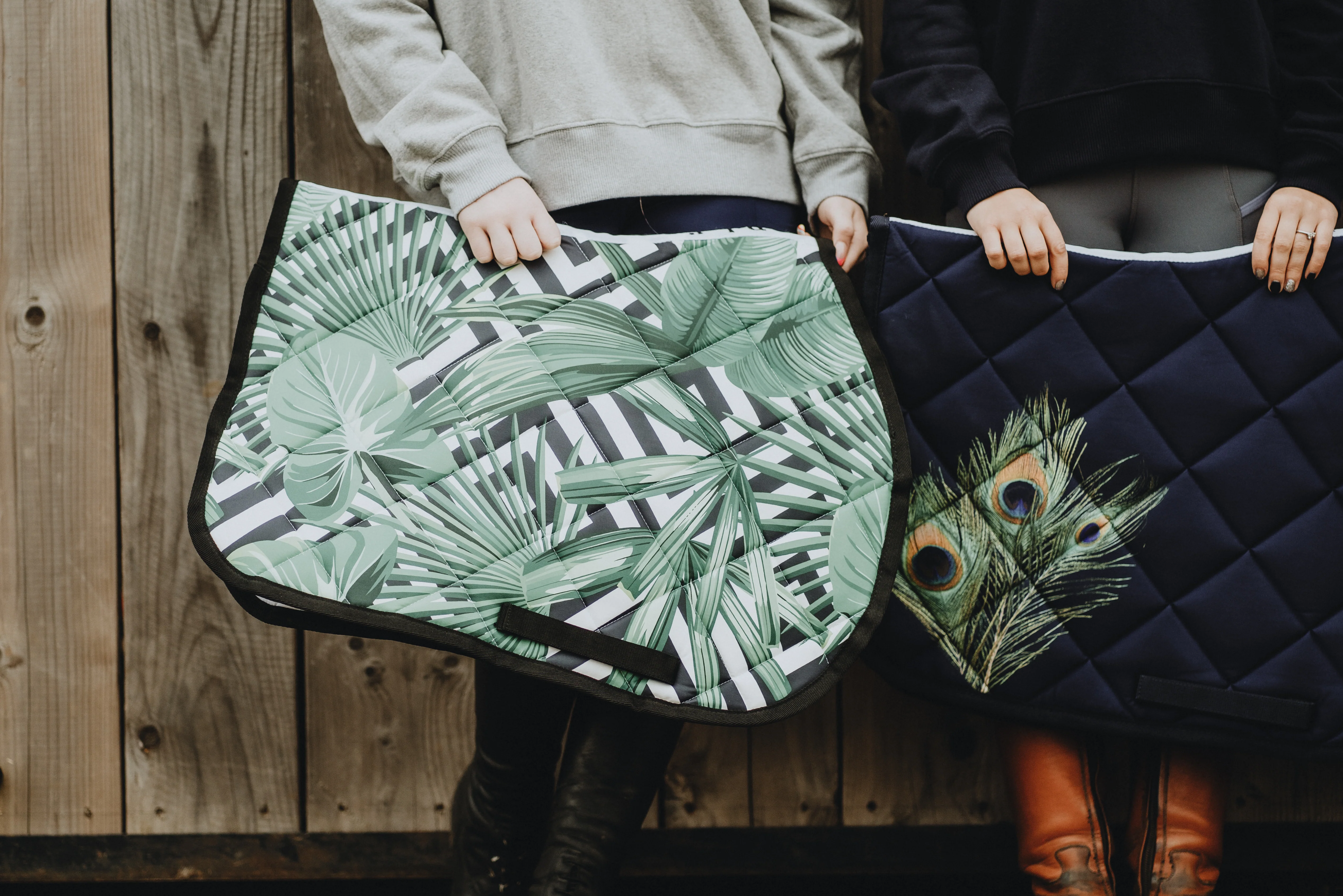 Paladin Equestrian: Geometric Jungle Saddle Pad - Image 3