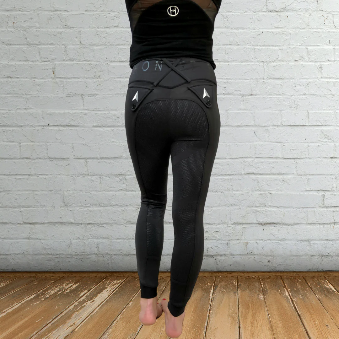 Full Seat Riding Leggings | BLACK - Image 4