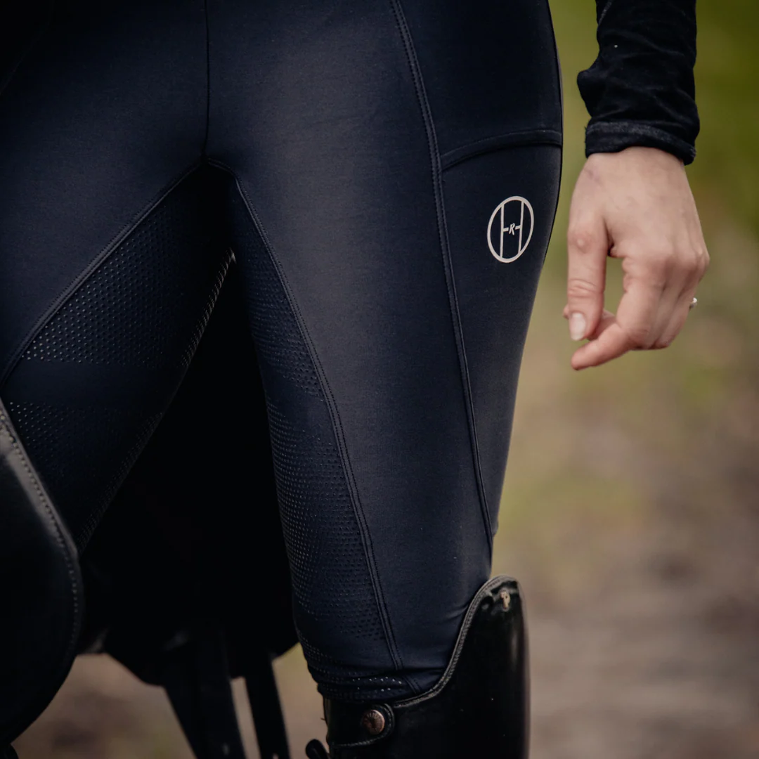 Full Seat Riding Leggings | BLACK - Image 6