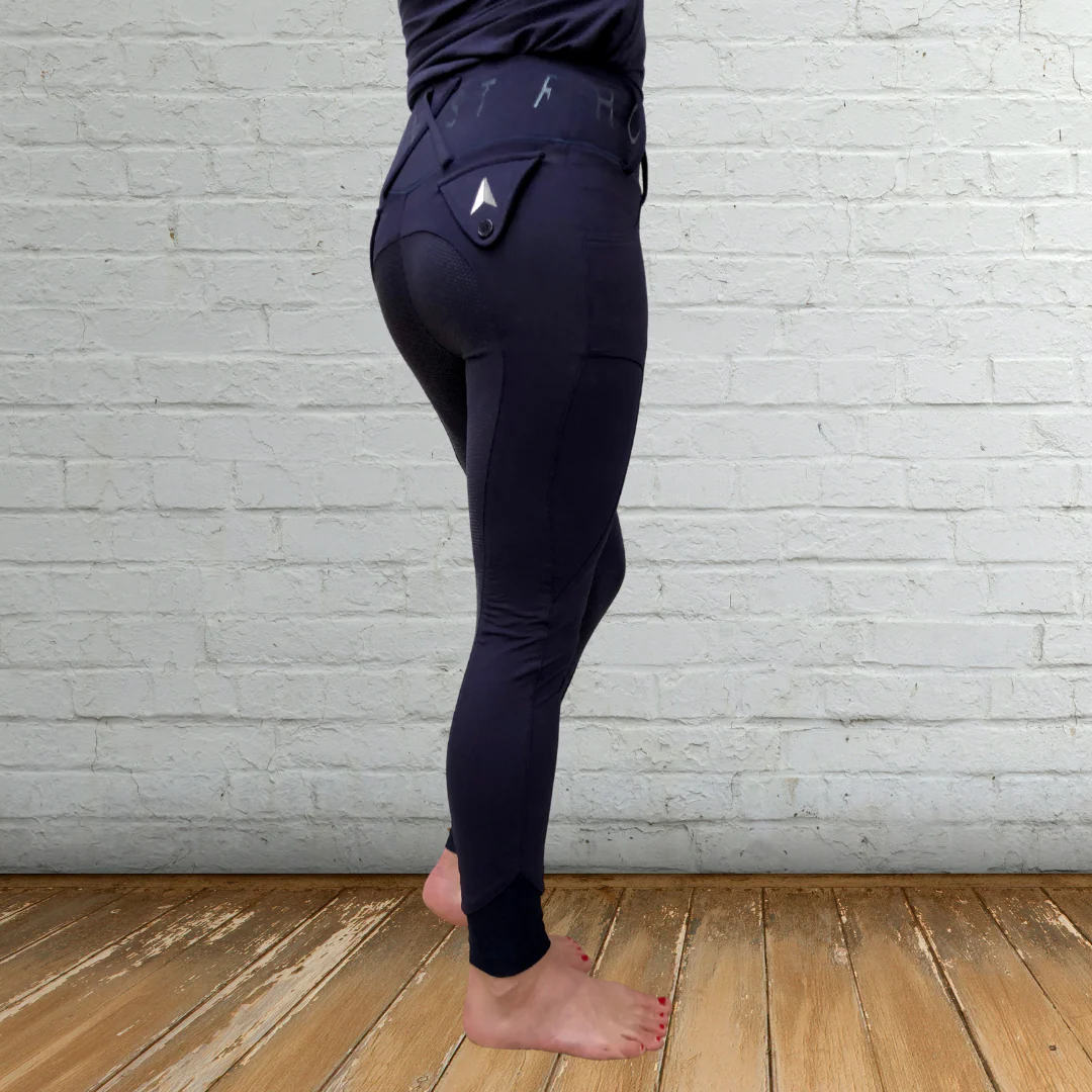 Full Seat Riding Leggings | NAVY - Image 3